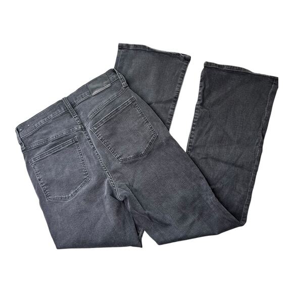 Madewell Cali Denim Boot washed black denim jean button fly 28 tall - Picture 2 of 4